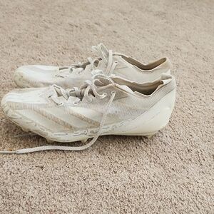 Adidas White Athletic Soccer Shoes